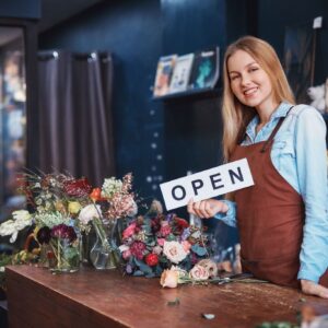 フラワーショップの店員・生花店