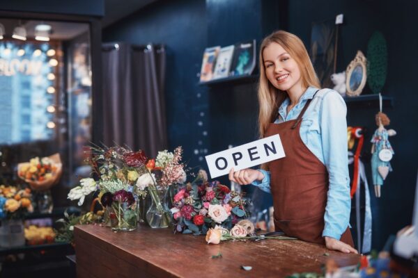 フラワーショップの店員・生花店