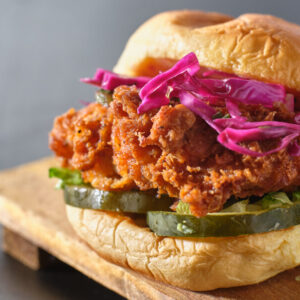 crispy fried chicken sandwich