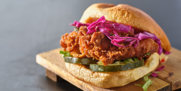 crispy fried chicken sandwich