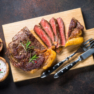grilled beef steak