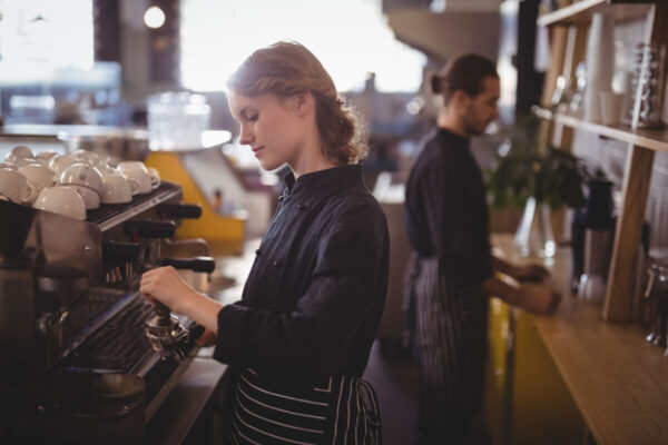 barista at coffee house