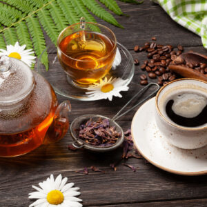 tea and espresso coffee
