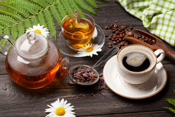 tea and espresso coffee